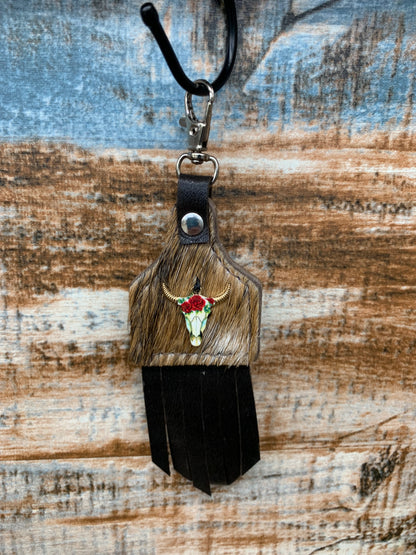 TC Hide Ear Tag Keychains