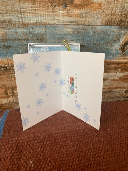 Holiday Box w/ 8 Cards- Unwrapping Gifts