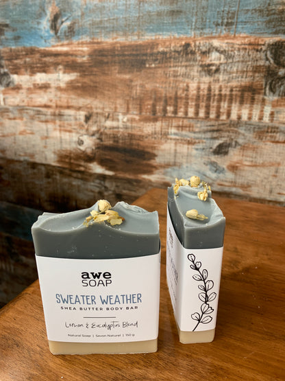 Shea Butter Body Bar -   Sweater Weather