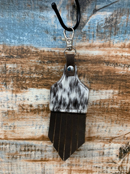 TC Hide Ear Tag Keychains