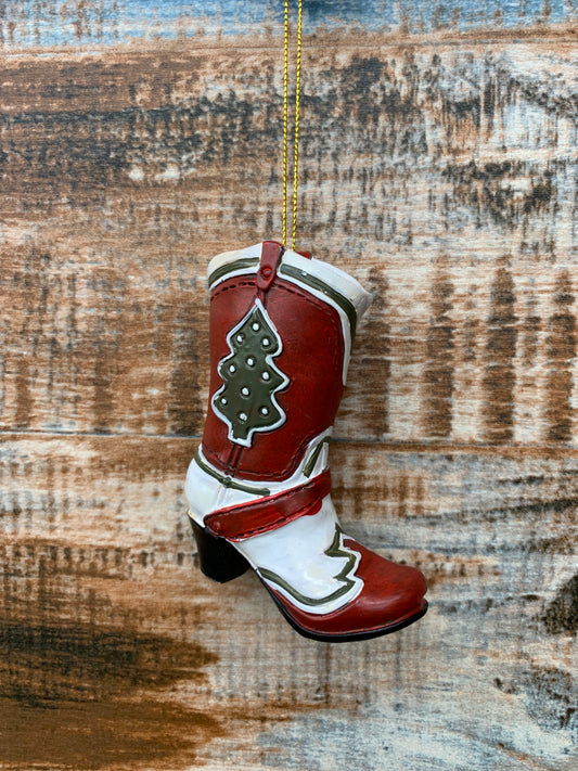 Cowboy Boot Ornament