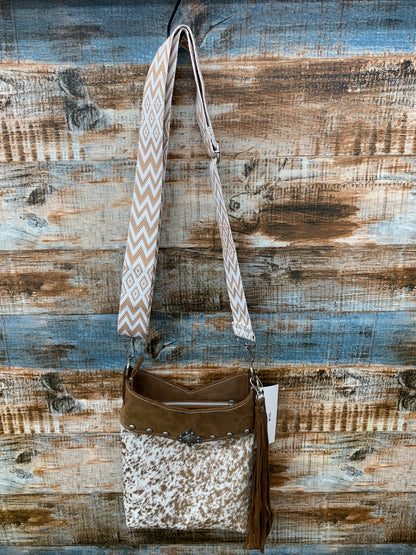 TC Cowhide Crossbody Purse