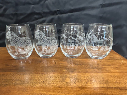 Stemless Wine Glasses