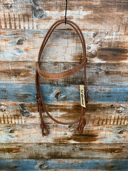 Harness Stitched Browband Quick Change Ends