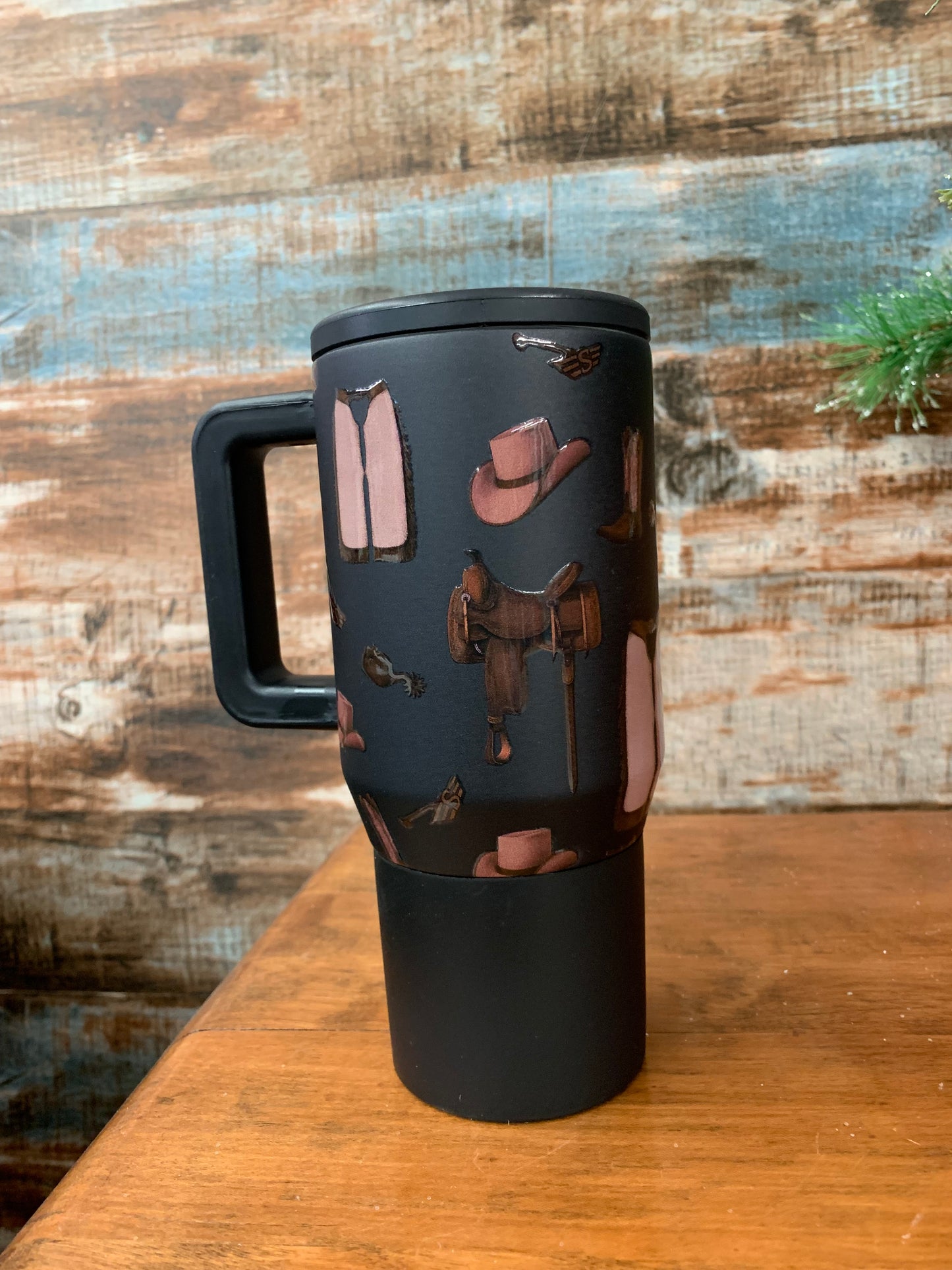 Western Flip Top Tumbler