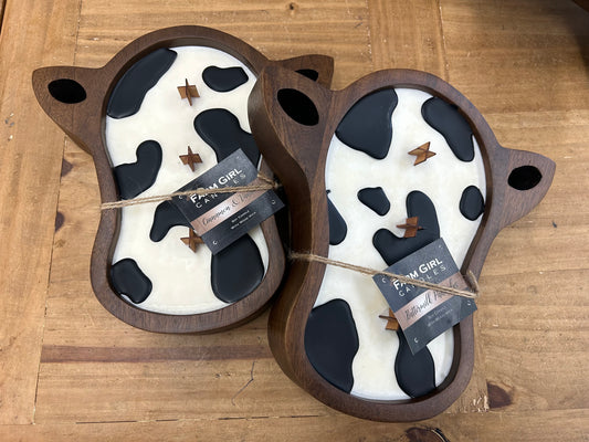 Cow Dough Bowl Candle