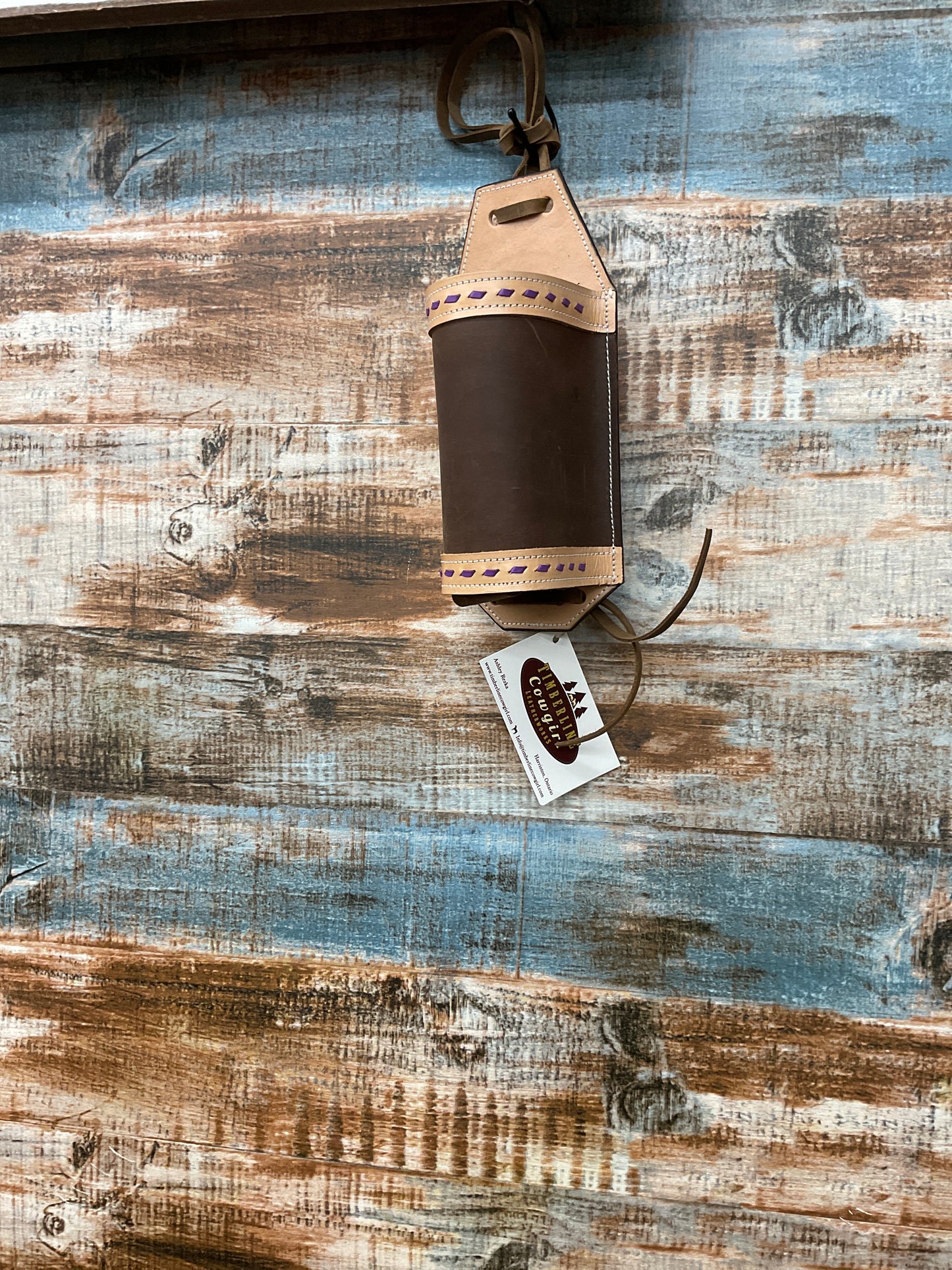 TC Leather Bottle Holder