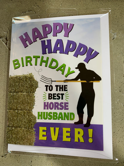 Birthday Card- Horse Husband