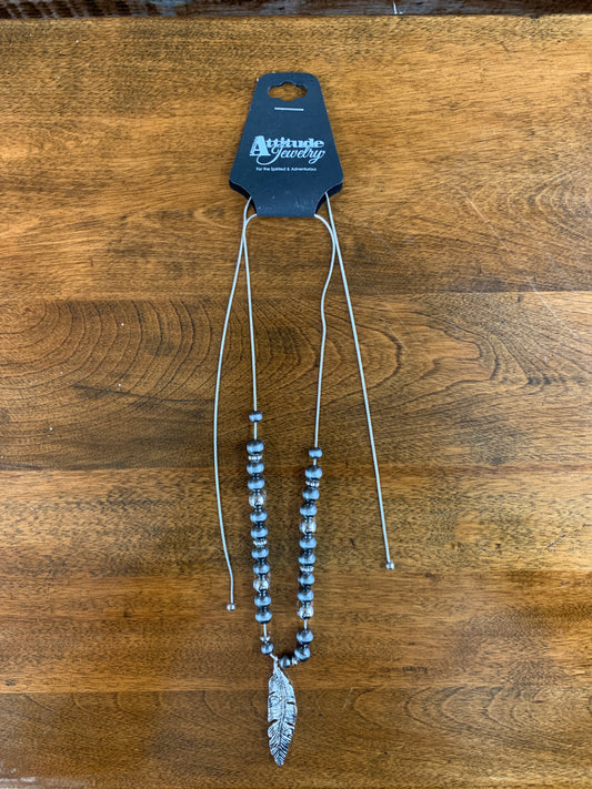 Midnight Flight Bolo Necklace