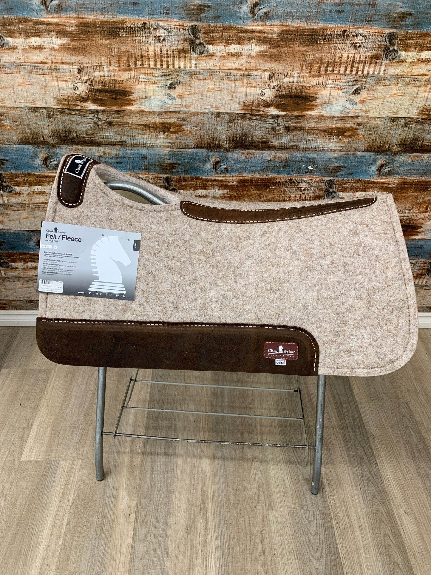 CE Tan Felt Pad with Fleece Bottom