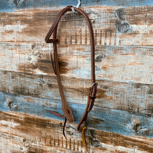 CPT one ear Headstall stiched