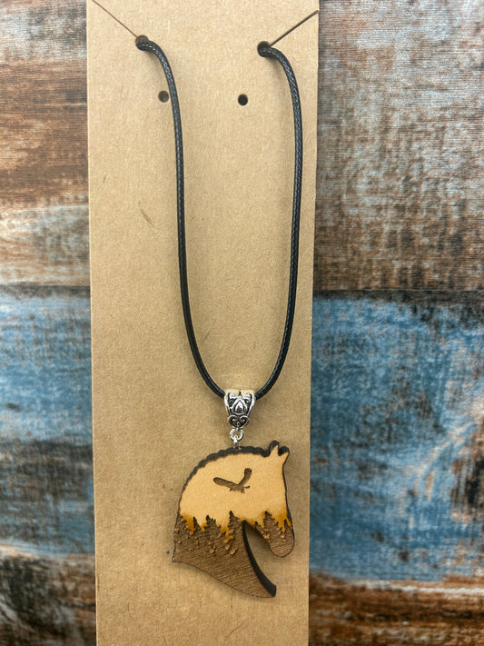 Horse Head Necklace
