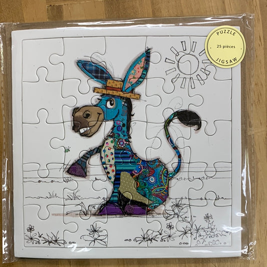 Donkey 25 Piece Puzzle