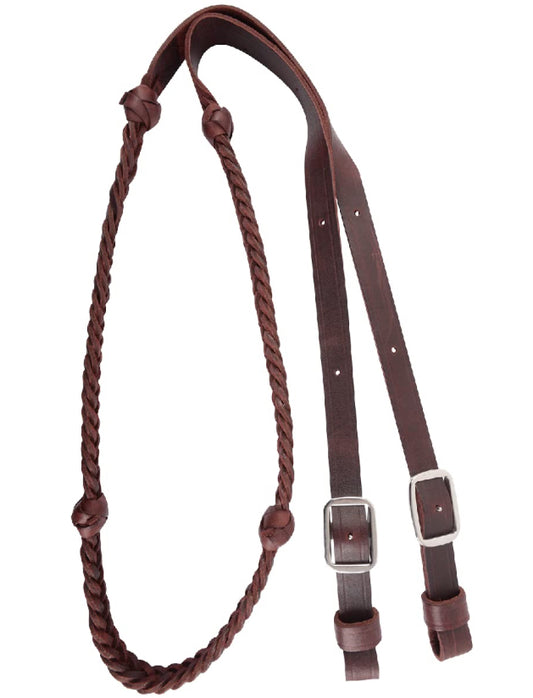 Martin Barrel Reins 7/8” 5 Plat Braid Knots