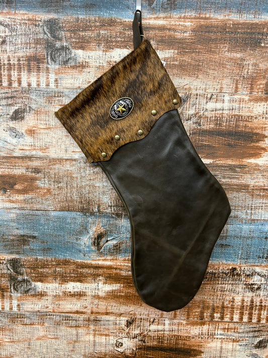 TC Large Stocking with Horseshoe Concho