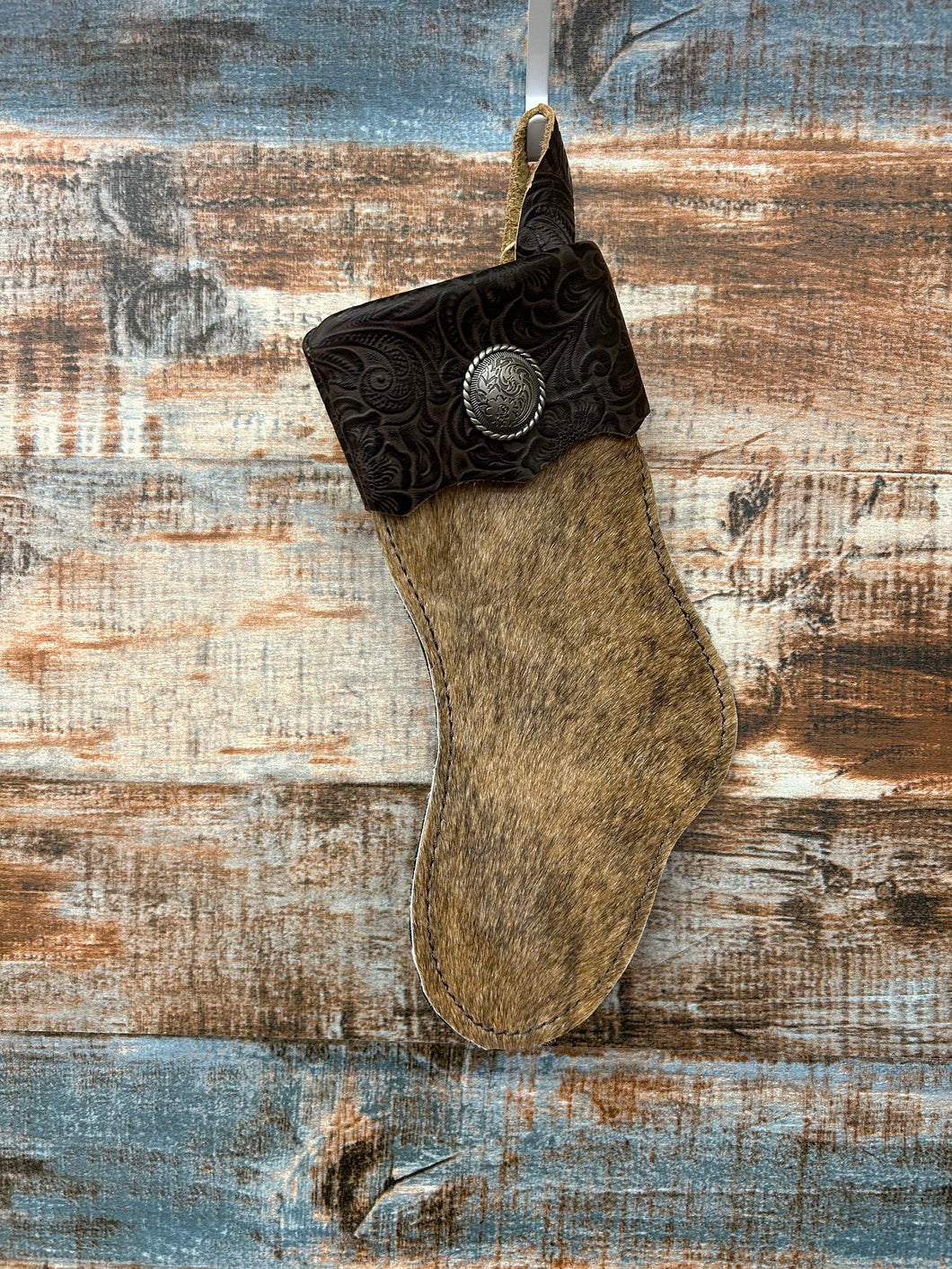 TC Small Stocking with Round Concho