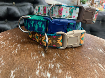 Western Print Dog Collar