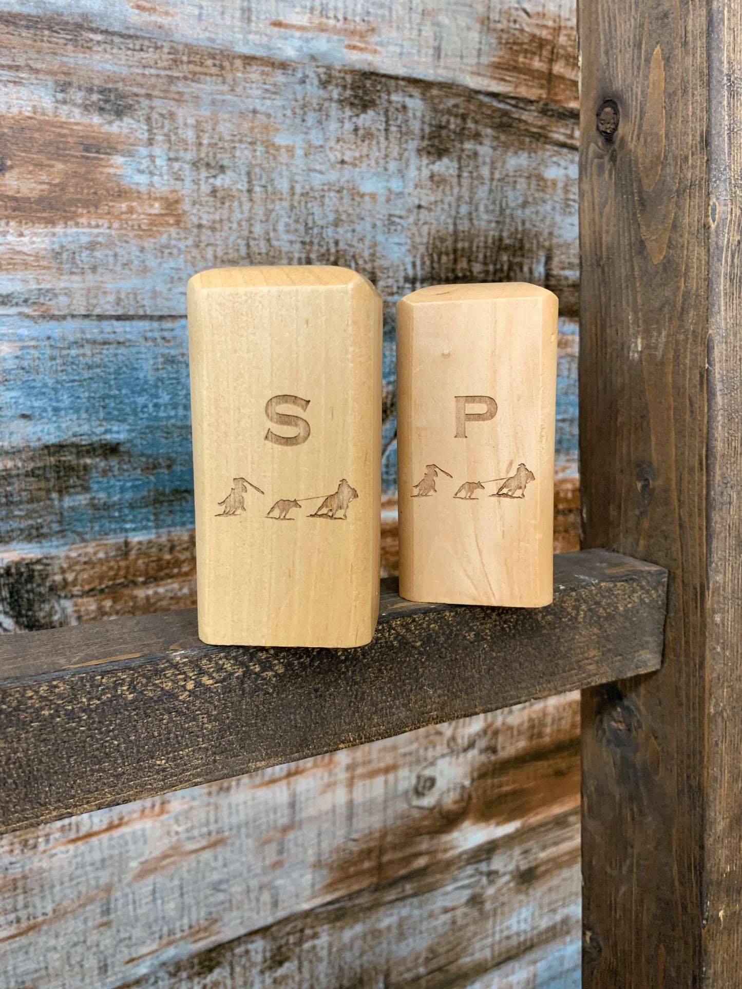 Engraved Salt And Pepper Shakers