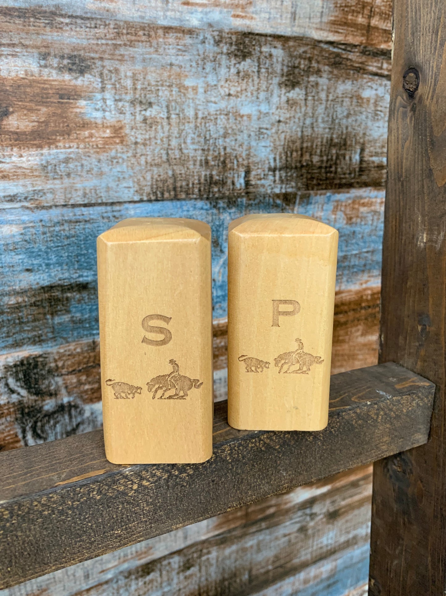 Engraved Salt And Pepper Shakers