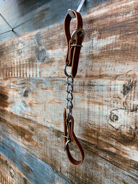 CPT Leather Curb Chain