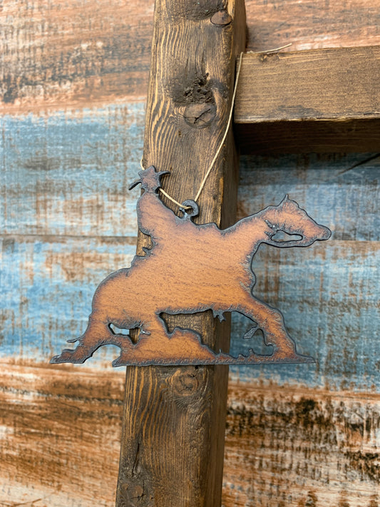 Reining Horse Ornament