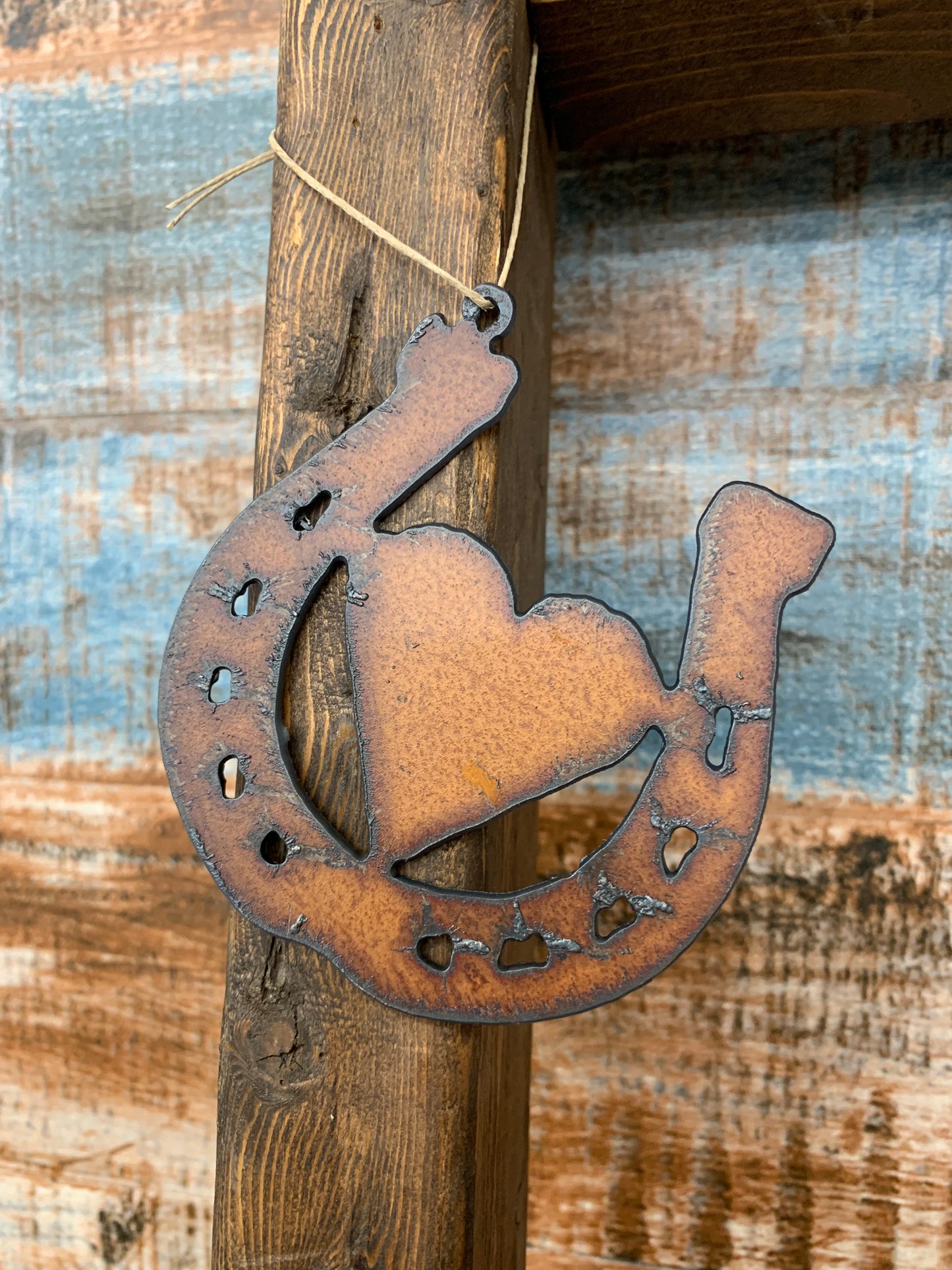 Horseshoe Heart Ornament