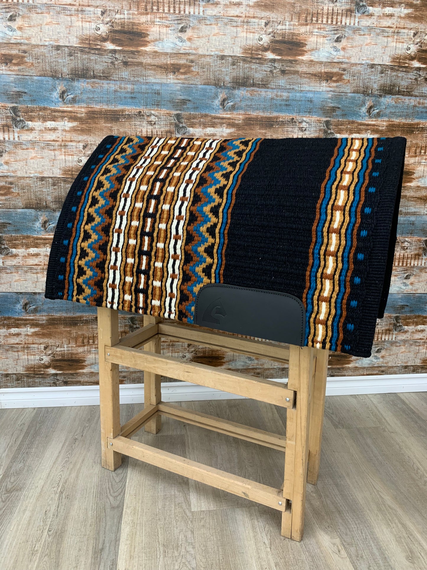 Used Brown+Teal Show Blanket