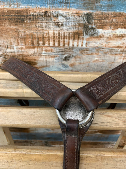 Used Breast Collar with Concho