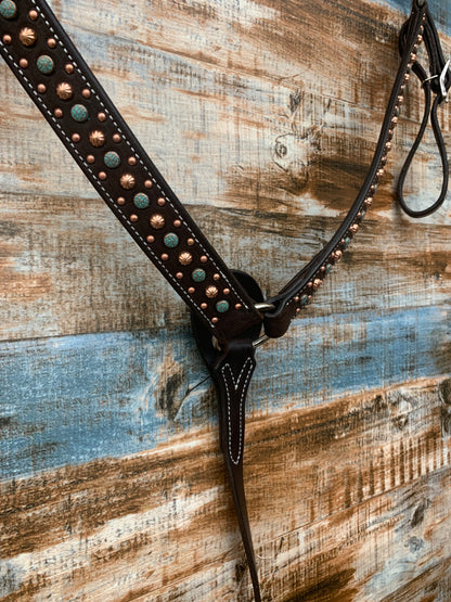 Martin Breastcollar with Floral Dots