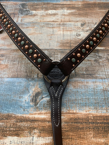 Martin Breastcollar with Floral Dots