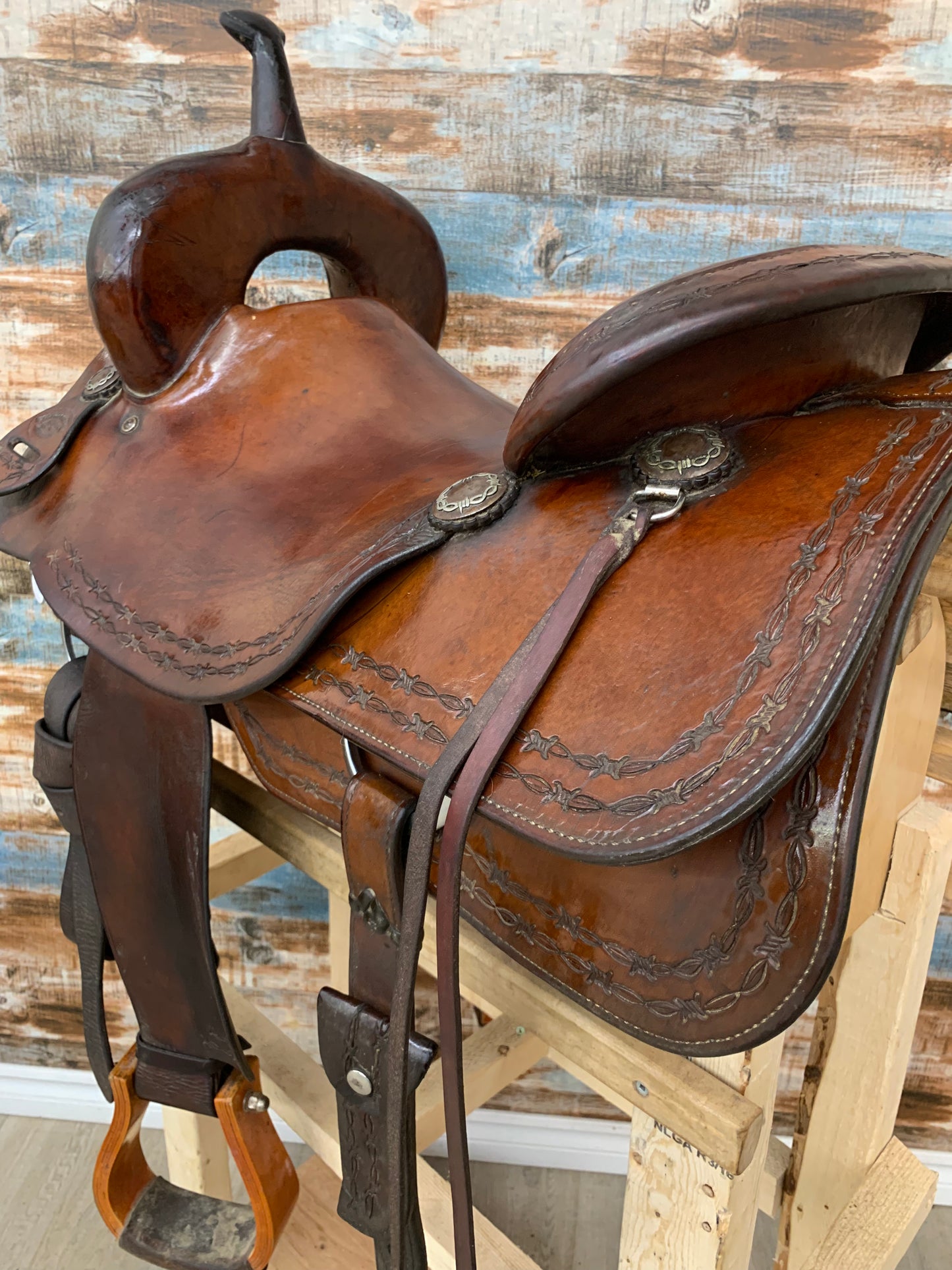 Used Roo Hide Saddle