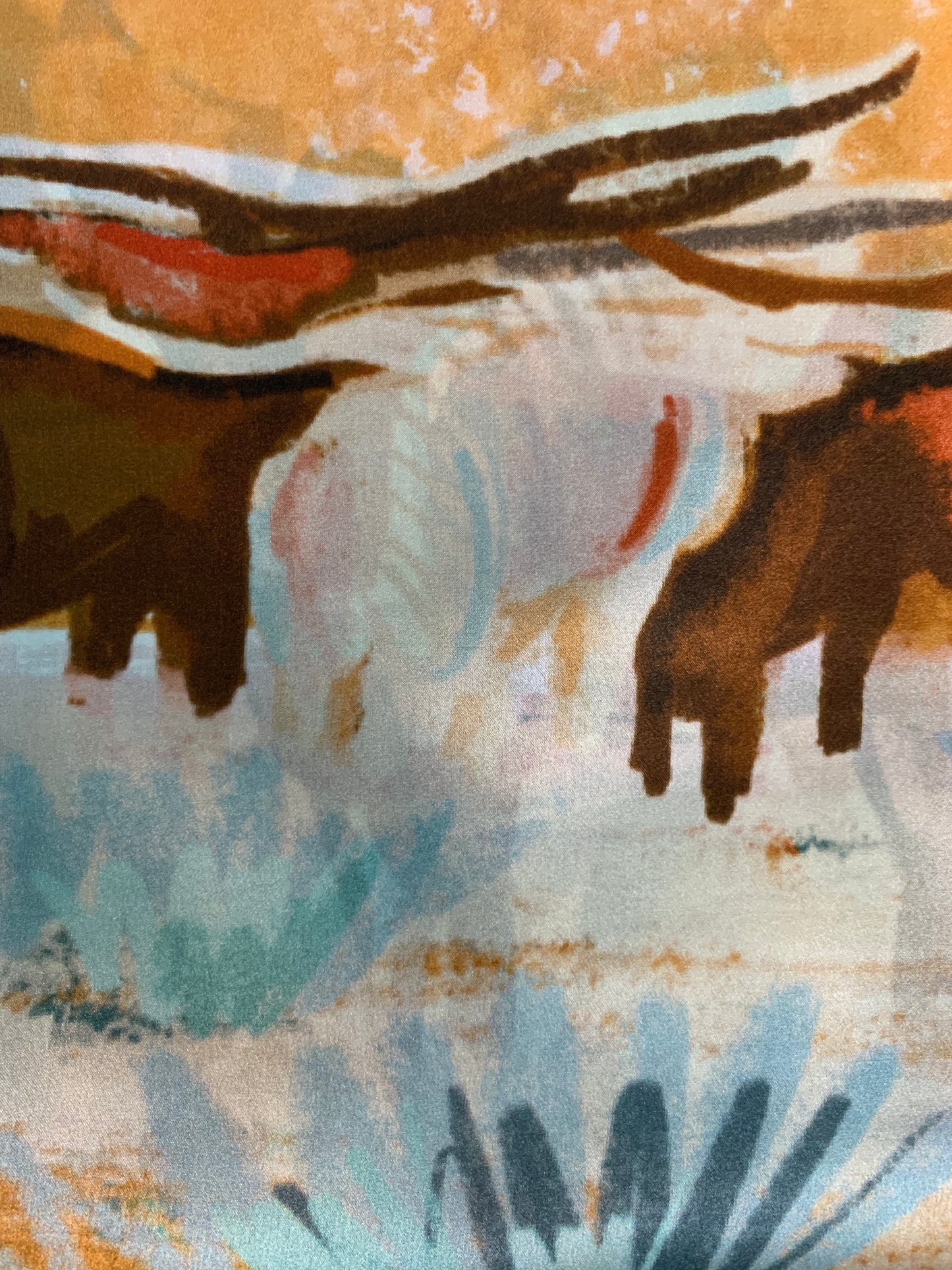 Tirzah Lane Pure Mulberry Silk 35”x35” Wild Rags