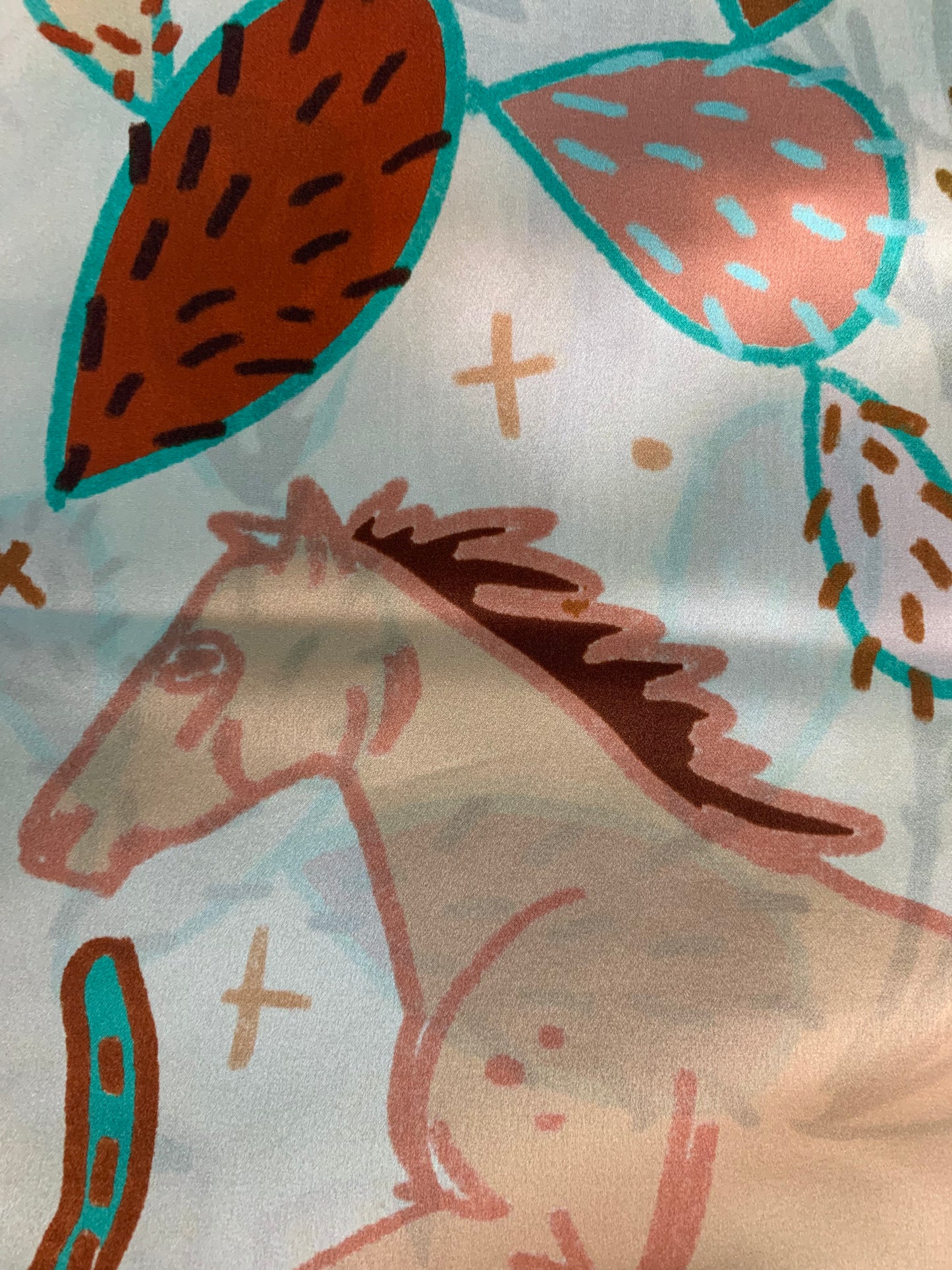 Tirzah Lane Pure Mulberry Silk 35”x35” Wild Rags