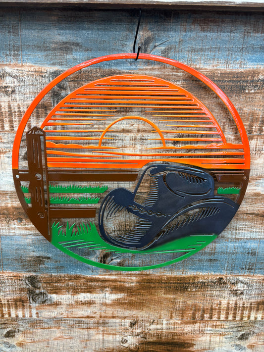 RMP Metal Artwork- Cowboy Hat