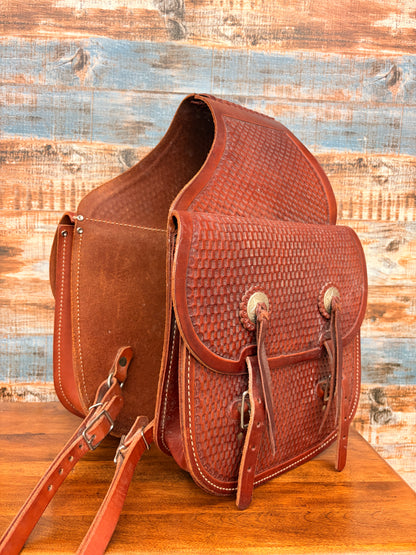 Used Leather Saddle Bags