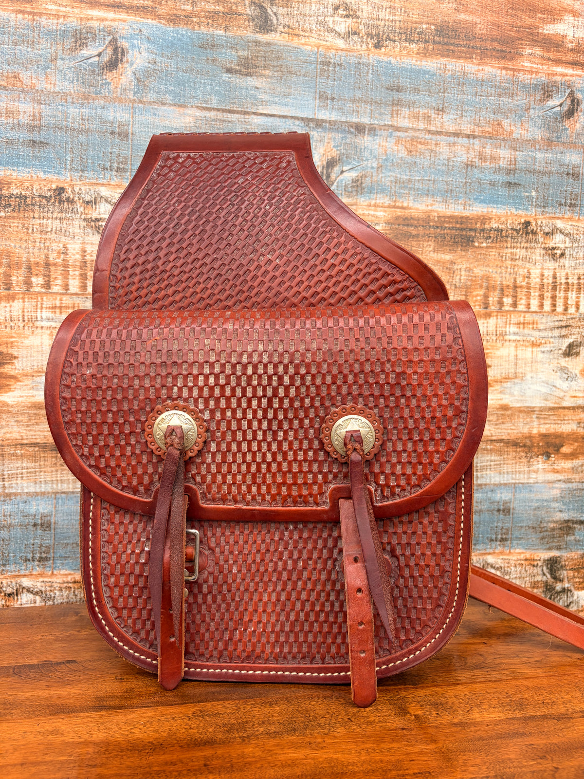 Used Leather Saddle Bags