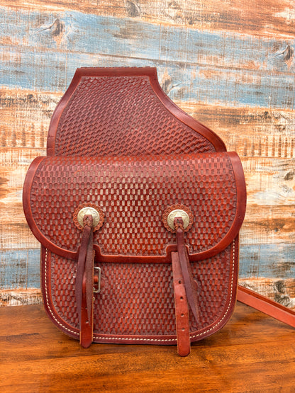 Used Leather Saddle Bags