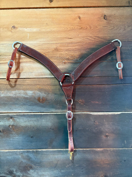 TW Chocolate Rough Out Breast Collar