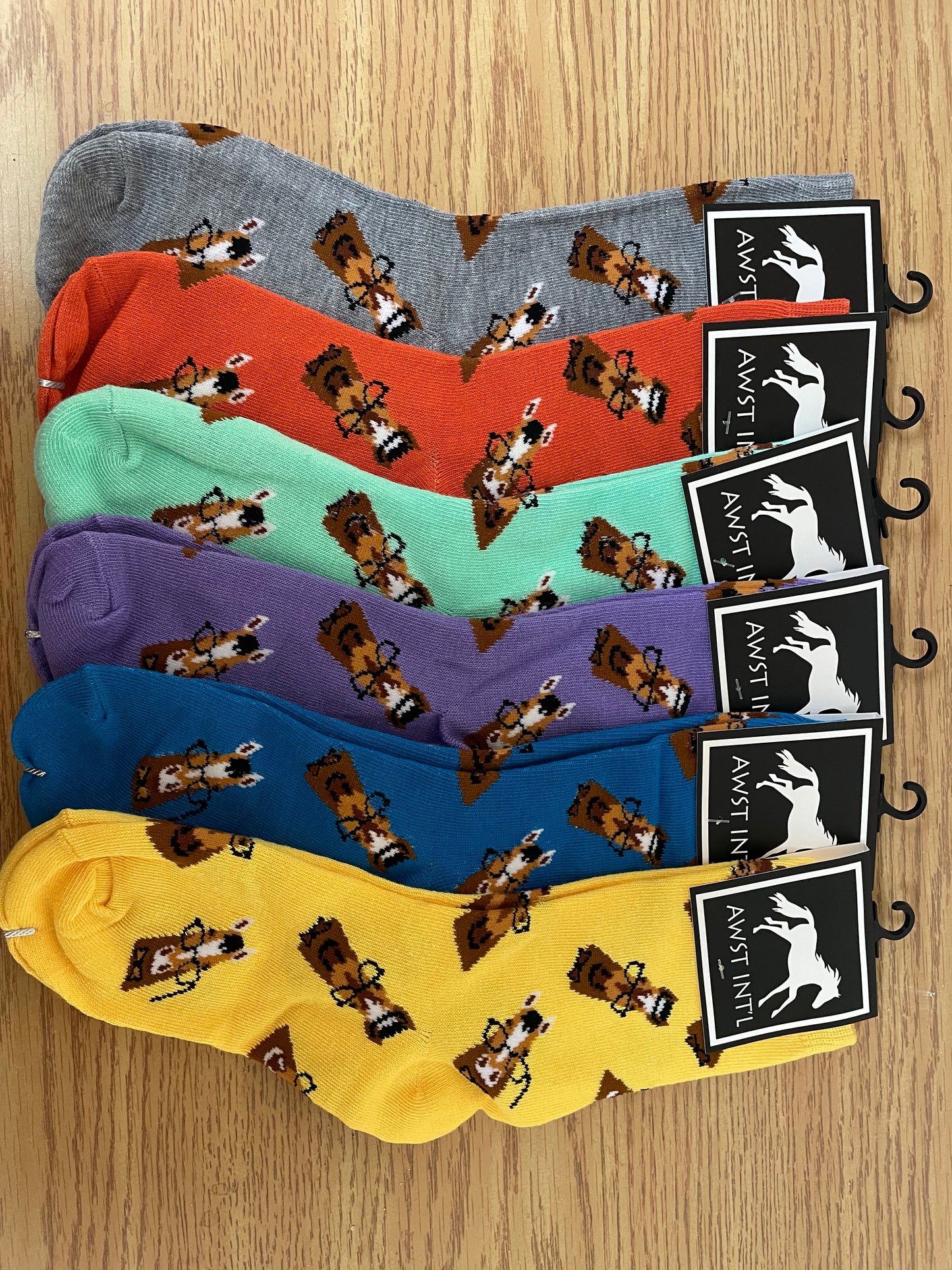 Glasses Horse Socks