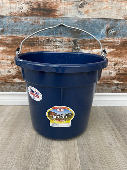 FGS 20 Quart Flatback Bucket