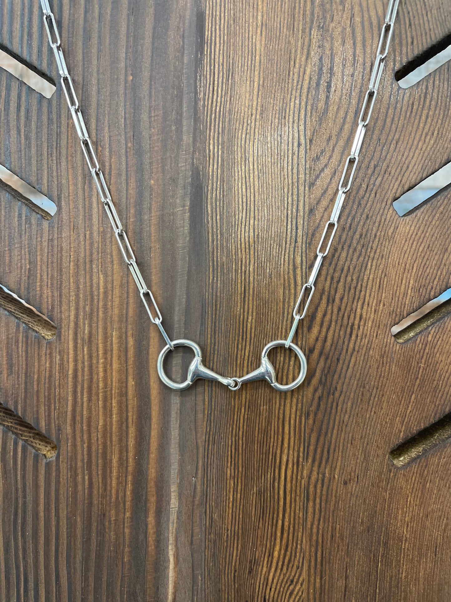 Palomino Bridle Chain Snaffle Necklace