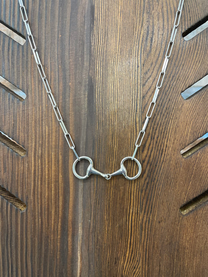 Palomino Bridle Chain Snaffle Necklace