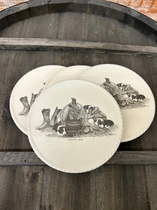 Bernie Brown Coaster Set