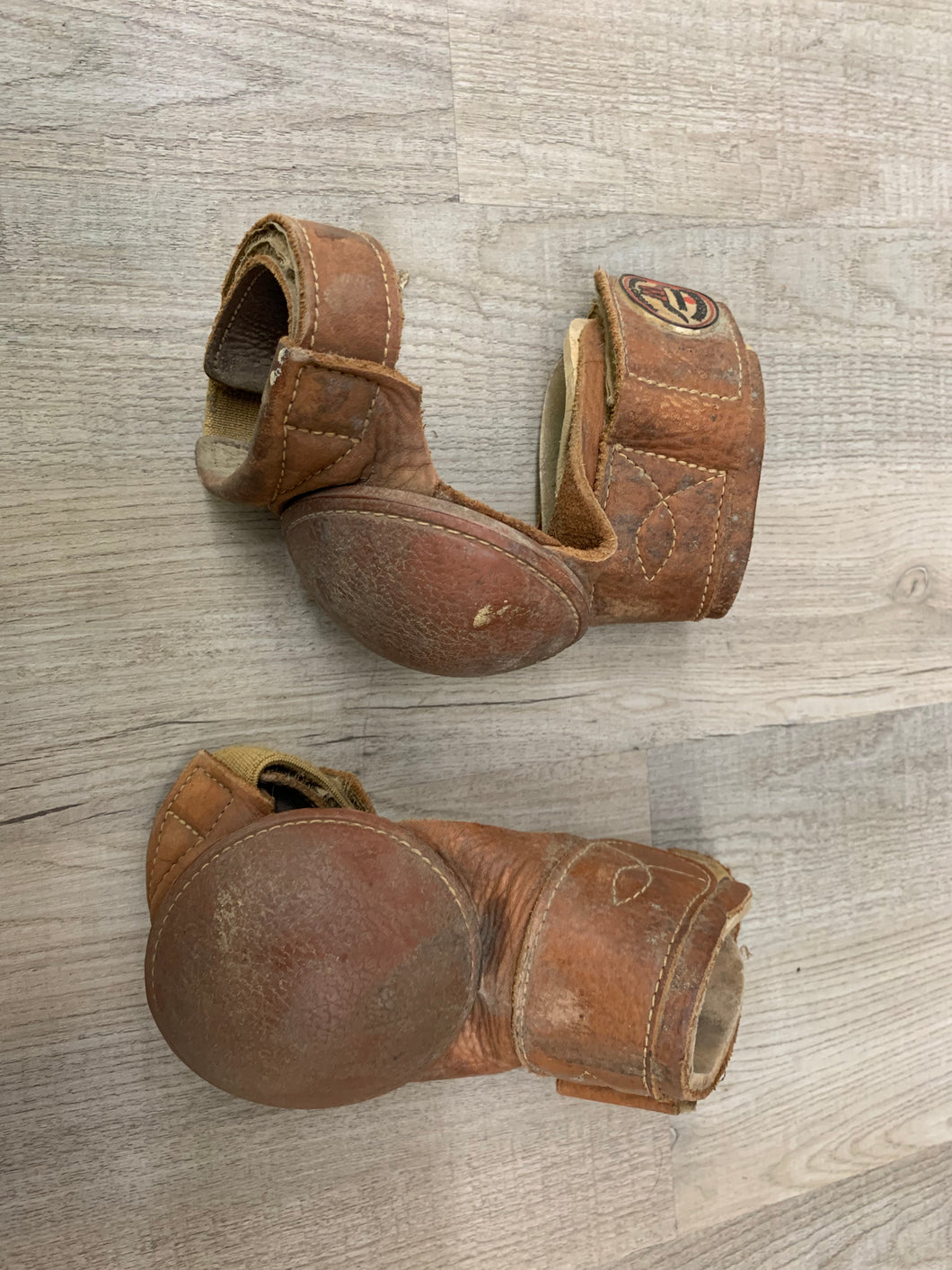 Used Western Rawhide Skid Boots