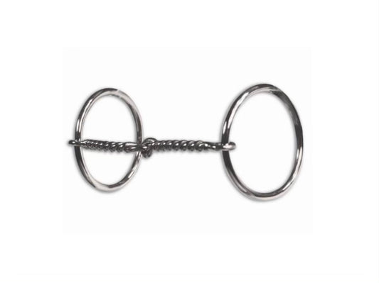 PC Brittany Pozzi O-Ring Twisted Wire Snaffle