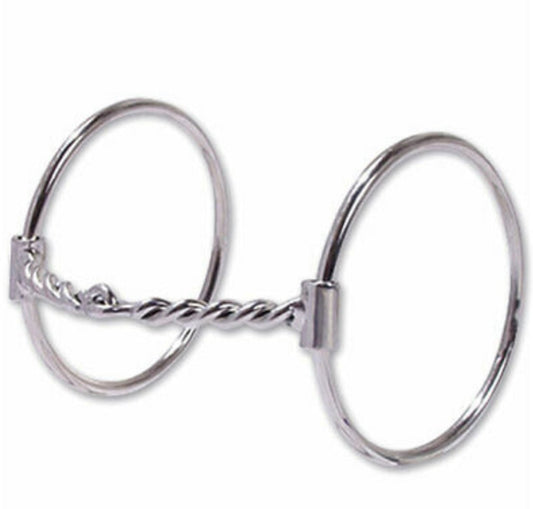 CE O Ring Twisted Wire Snaffle