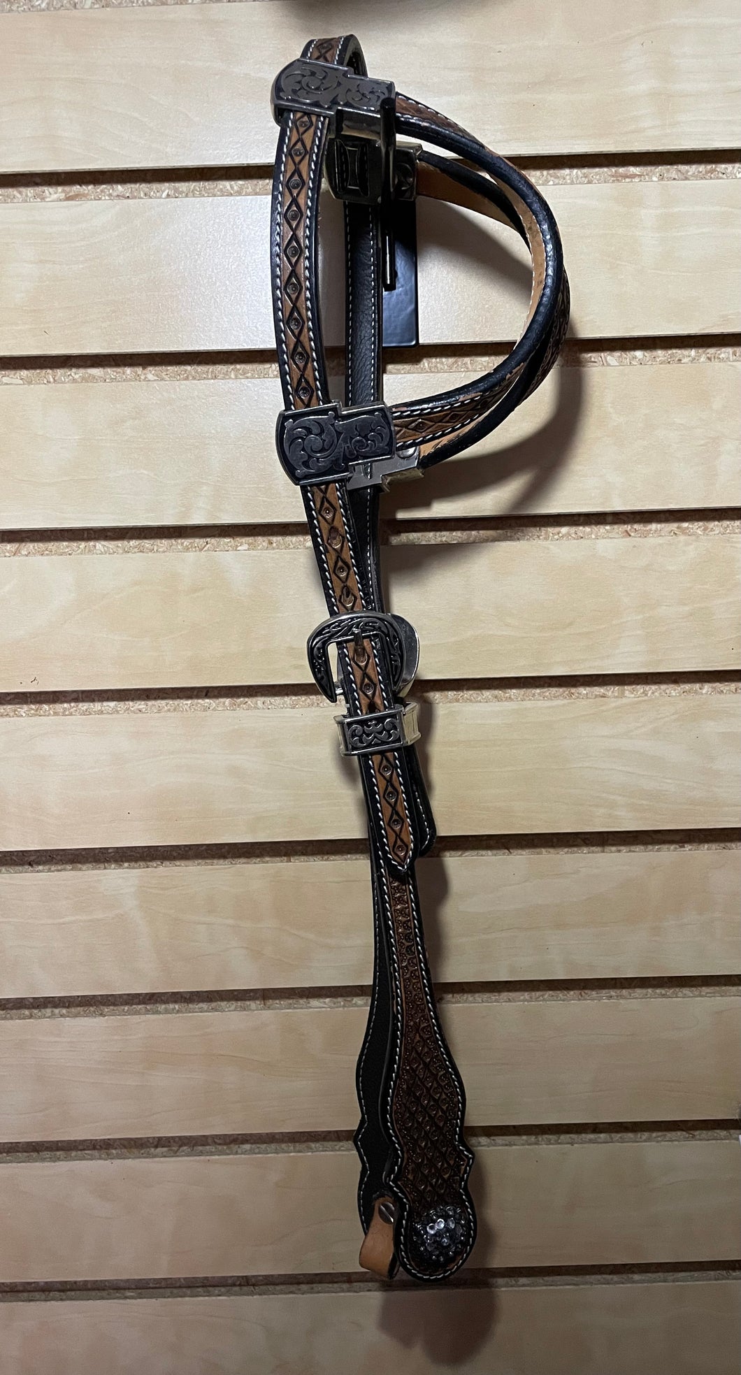 Two Eared Headstall Two Tone